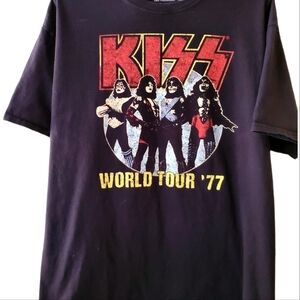 KISS World Tour '77 T Shirt